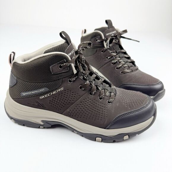 Skechers Relaxed Fit Trego Trail Kismet Hiking Boots Women's US 9.5 NWOB - Picture 1 of 14